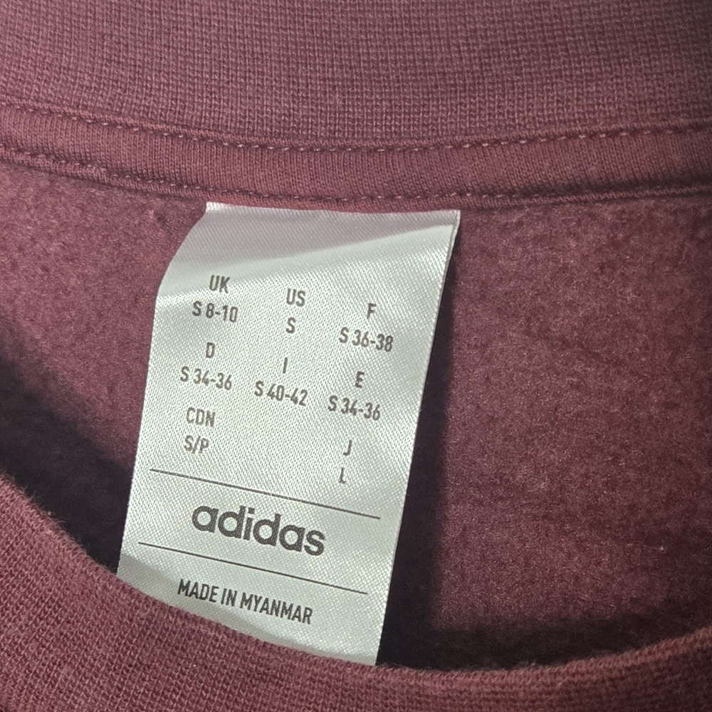 Adidas Maroon Sweatshirt & Pants Set - Picture 7 of 7